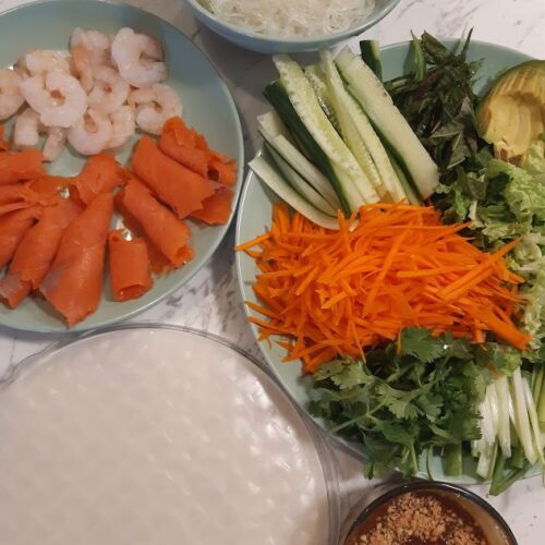 salad rolls ingredients