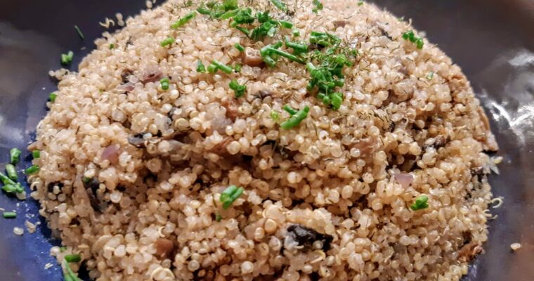 Mushroom Dill Quinoa