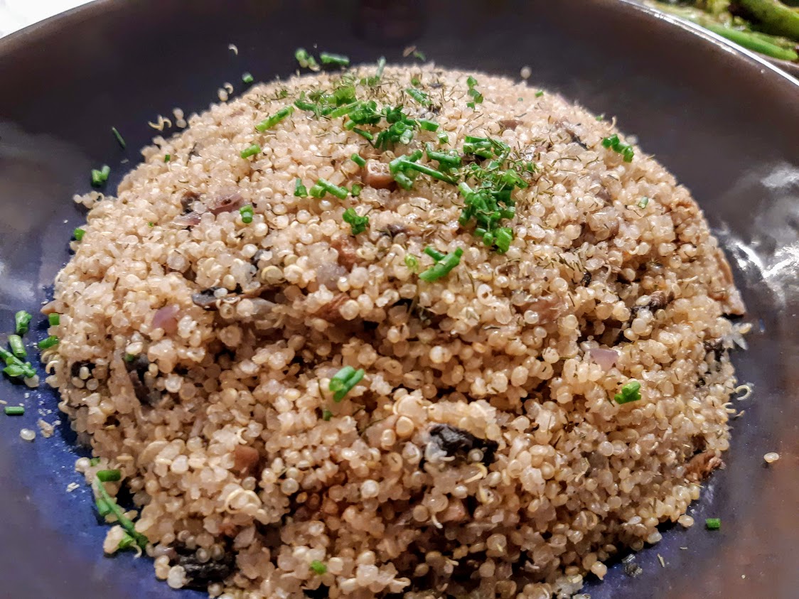 Mushroom Dill Quinoa