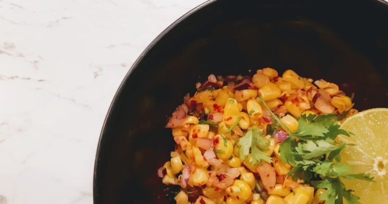 Korean Red Pepper Corn Salsa