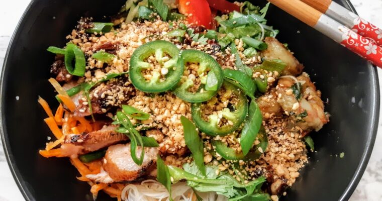 Vietnamese Vermicelli Noodle Bowl for cheaters