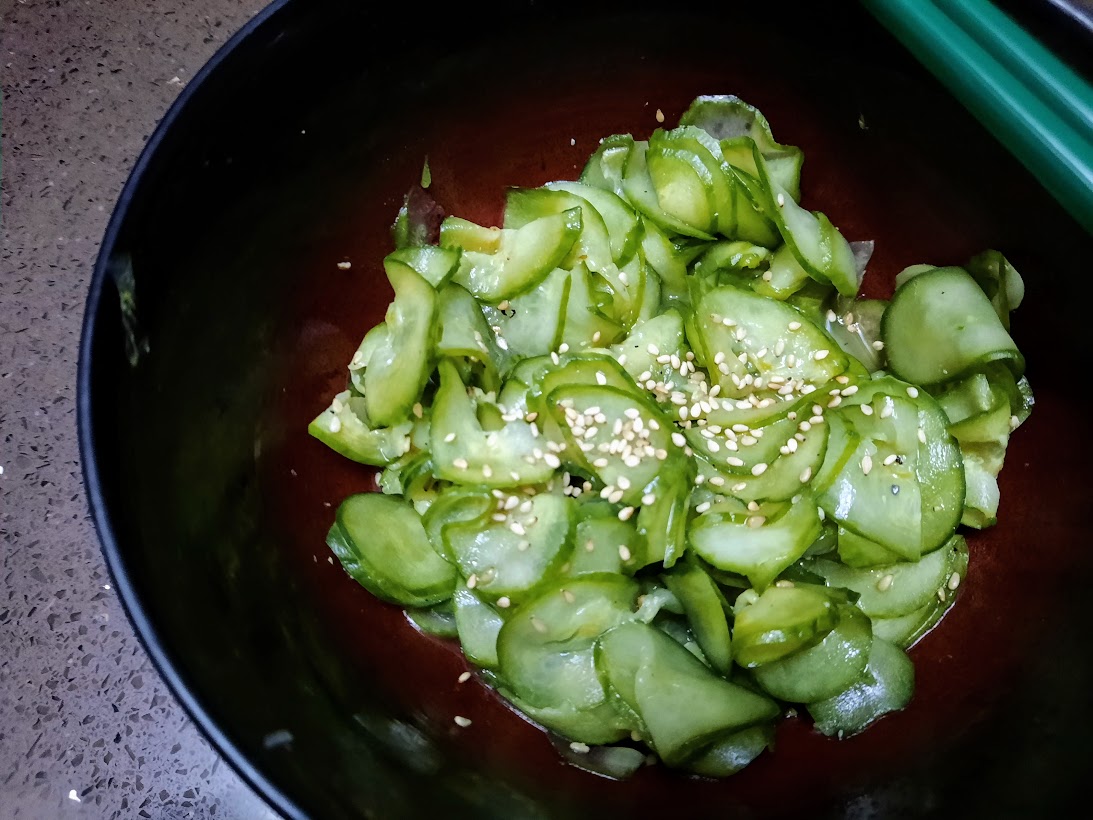 Easy Sunomono Cucumber Salad